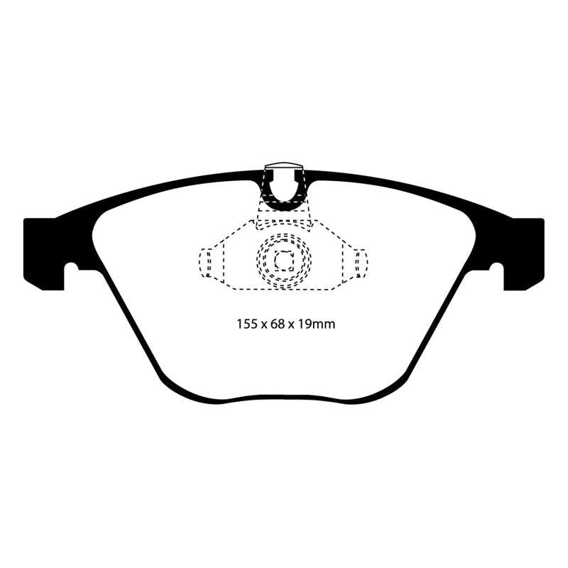 EBC DP41449R - EBCDP41449R - EBC 08-10 BMW M3 4.0 (E90) Yellowstuff Front Brake Pads - Shipped in Europe - Tuningsupply.com