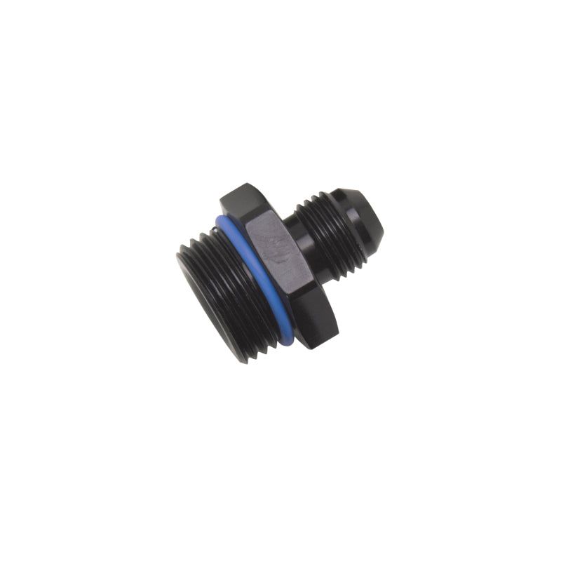 Russell 670940 - RUS670940 - Russell Performance -10 AN Male Flare to -8 SAE Male Port Adapter Fitting - Black Anodized - Shipped in Europe - Tuningsupply.com
