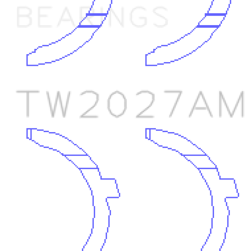 King Engine Bearings GTW2027AM - KINGTW2027AM - King Engine Bearings AUDI AAH, BUG, CCWA,CTBA Thrust Washer Set - Shipped in Europe - Tuningsupply.com