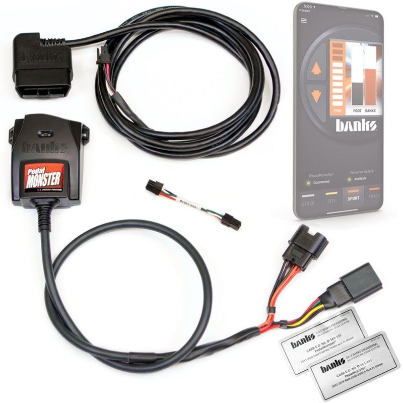 Banks Power 64310 - GBE64310 - Banks Power Pedal Monster Kit (Stand-Alone) - Molex MX64 - 6 Way - Use w/Phone - Shipped in Europe - Tuningsupply.com