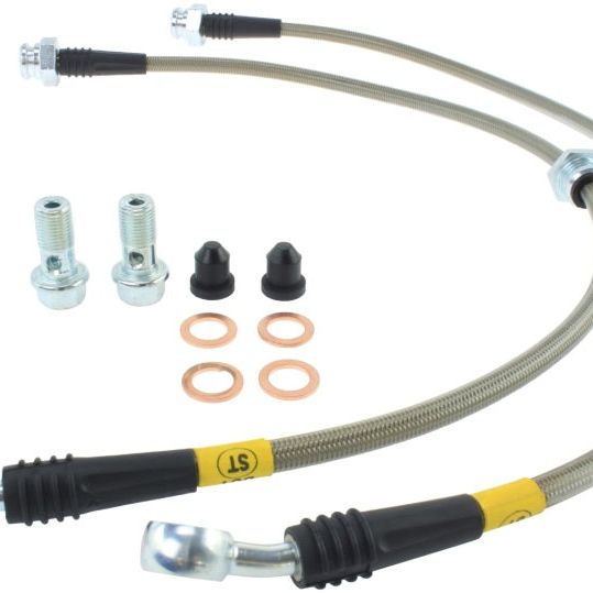Stoptech 950.42009 - STO950.42009 - StopTech 89-1/98 Nissan 240SX Stainless Steel Front Brake Lines - Shipped in Europe - Tuningsupply.com