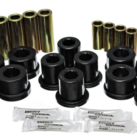 Energy Suspension 8.3126G - ENG8.3126G - Energy Suspension 87-92 Toyota Supra Black Front Control Arm Bushing Set - Shipped in Europe - Tuningsupply.com