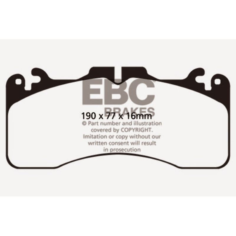EBC DP31867C - EBCDP31867C - EBC 09+ Lexus LS460 4.6 Sport Redstuff Front Brake Pads - Shipped in Europe - Tuningsupply.com