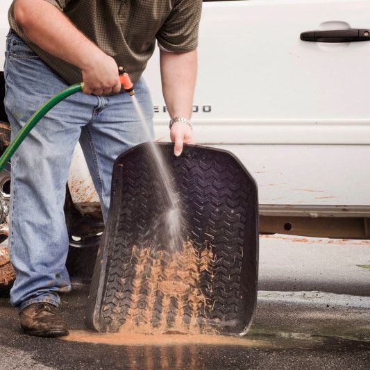 Rugged Ridge 12987.03 - RUG12987.03 - Rugged Ridge Floor Liner Front/Rear Black 2007-2018 Jeep Wrangler JK 2 Dr - Shipped in Europe - Tuningsupply.com