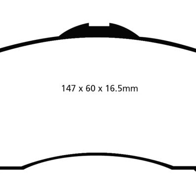 EBC UD1273 - EBCUD1273 - EBC 08-11 Chrysler Town & Country 3.3 Ultimax2 Front Brake Pads - Shipped in Europe - Tuningsupply.com