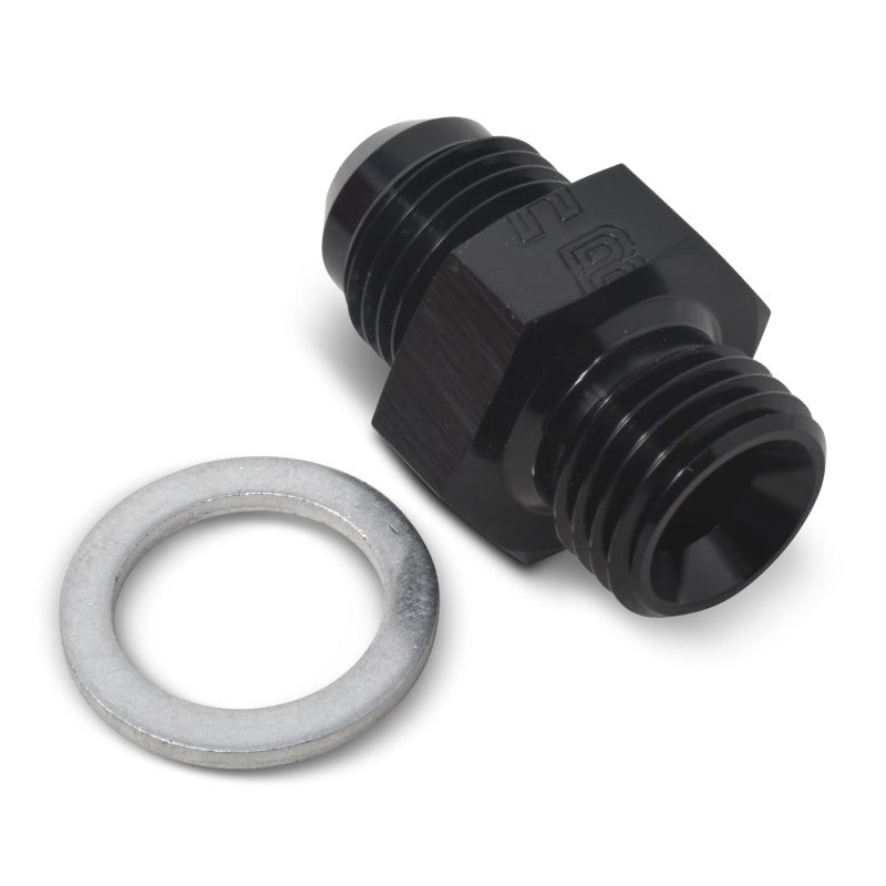 Russell 670523 - RUS670523 - Russell Performance -6 AN Flare to 14mm x 1.5 Metric Thread Adapter (Black ) - Shipped in Europe - Tuningsupply.com
