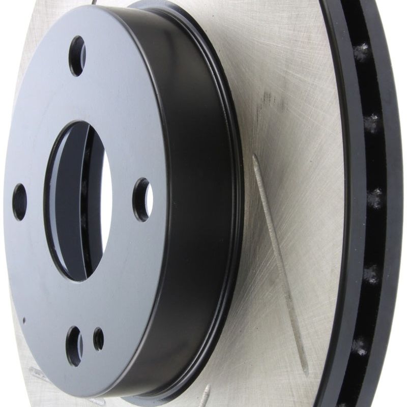 Stoptech 126.45050SR - STO126.45050SR - StopTech Power Slot 94-97/99-05 Mazda Miata (01-05 Normal Suspension Only) Slotted Front Right Rotor - Shipped in Europe - Tuningsupply.com