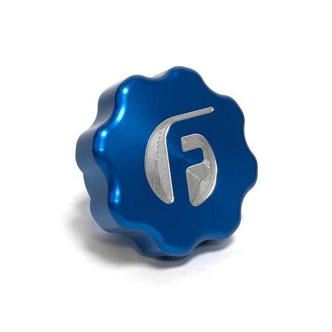 Fleece Performance FPE-DMAX-OC-BLU - FPEFPE-DMAX-OC-BLU - Fleece Performance 01-16 GM 2500/3500 Duramax Billet Oil Cap Cover - Blue - Shipped in Europe - Tuningsupply.com