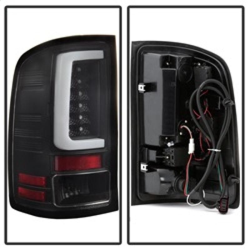 SPYDER 5084743 - SPY5084743 - Spyder 07-13 GMC Sierra 1500 V2 Light Bar LED Tail Lights - Black (ALT-YD-GS07V2-LBLED-BK) - Shipped in Europe - Tuningsupply.com