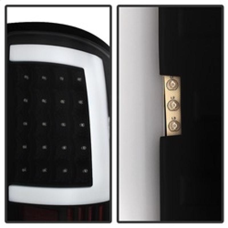 SPYDER 5081551 - SPY5081551 - xTune GMC Sierra 07-13 LED Tail Lights Black ALT-ON-GS07-G2-LED-BK - Shipped in Europe - Tuningsupply.com