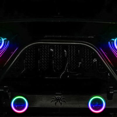 ORACLE Lighting 5846-332 - ORL5846-332 - Oracle Jeep Wrangler JK/JL/JT High Performance W LED Fog Lights - ColorSHIFT - Dynamic - Shipped in Europe - Tuningsupply.com