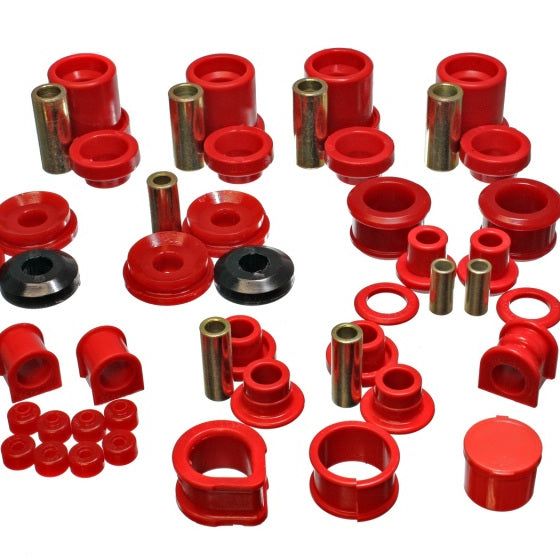 Energy Suspension 7.18105R - ENG7.18105R - Energy Suspension 90-96 Nissan 300ZX Red Hyper-Flex Master Bushing Set (Sway bar end link bushings a - Shipped in Europe - Tuningsupply.com