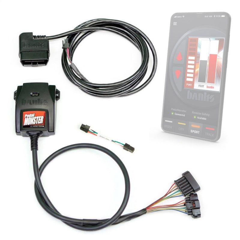 Banks Power 64345 - GBE64345 - Banks Power Pedal Monster Kit (Stand-Alone) - Molex MX64 - 6 Way - Use w/Phone - Shipped in Europe - Tuningsupply.com