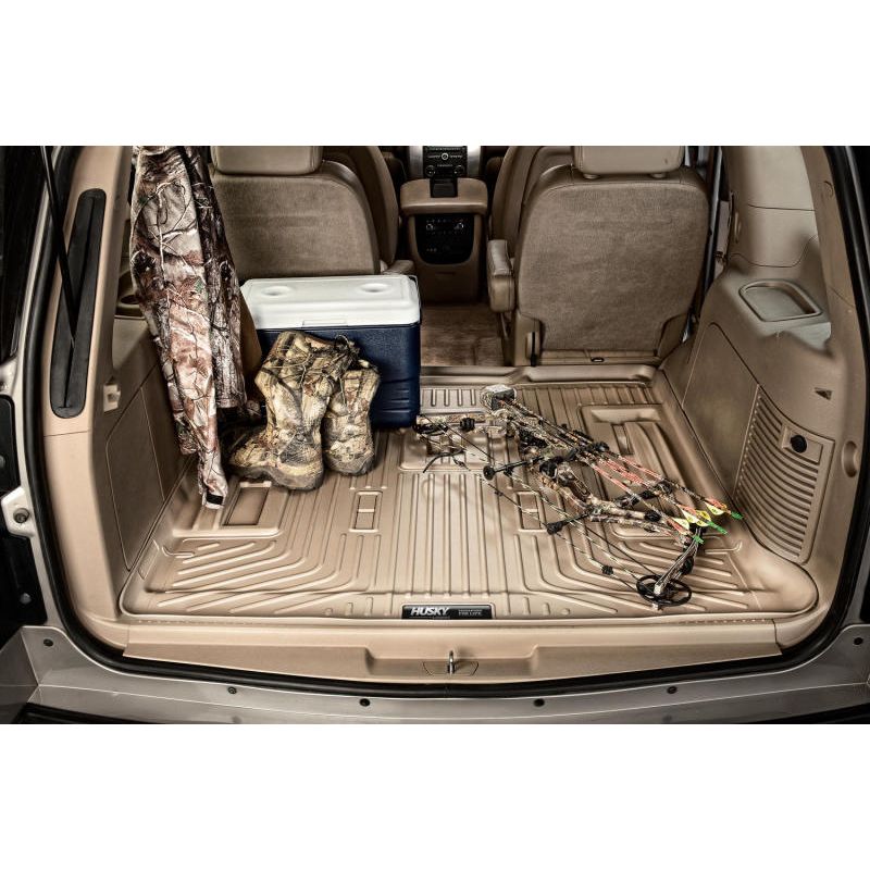 Husky Liners 28263 - HSL28263 - Husky Liners 07-13 GM Escalade/Suburban/Yukon WeatherBeater Tan Rear Cargo Liners (Behind 3rd Row) - Shipped in Europe - Tuningsupply.com