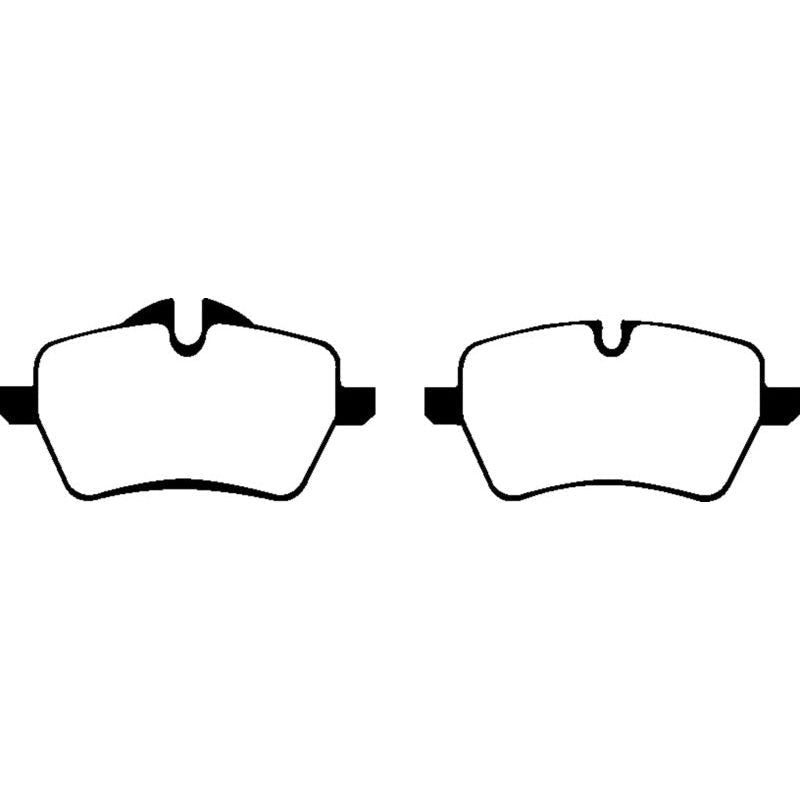 EBC DP31789C - EBCDP31789C - EBC 07-14 Mini Hardtop 1.6 Turbo Cooper S Redstuff Front Brake Pads - Shipped in Europe - Tuningsupply.com