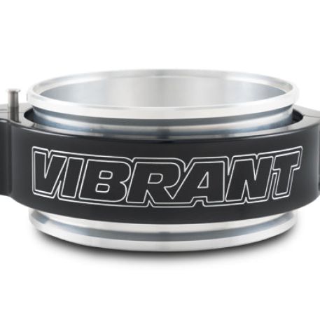 Vibrant 32518 - VIB32518 - Vibrant 4in O.D. Aluminized HD 2.0 Clamp Assembly - Anodized Black - Shipped in Europe - Tuningsupply.com