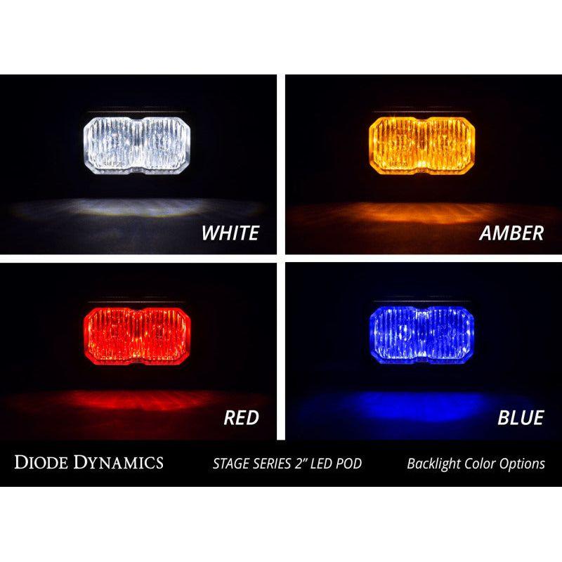 Diode Dynamics DD6388P - DIODD6388P - Diode Dynamics Stage Series 2 In LED Pod Sport - White Combo Standard ABL (Pair) - Shipped in Europe - Tuningsupply.com