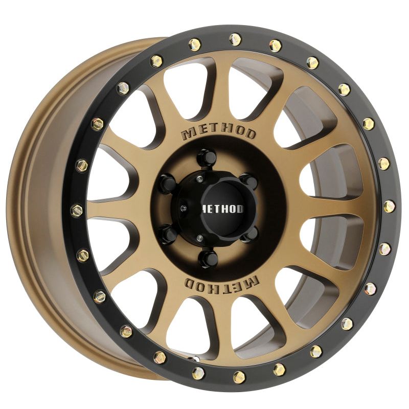 Method Wheels MR30578560900 - MRWMR30578560900 - Method MR305 NV 17x8.5 0mm Offset 6x5.5 108mm CB Method Bronze/Black Street Loc Wheel - Shipped in Europe - Tuningsupply.com