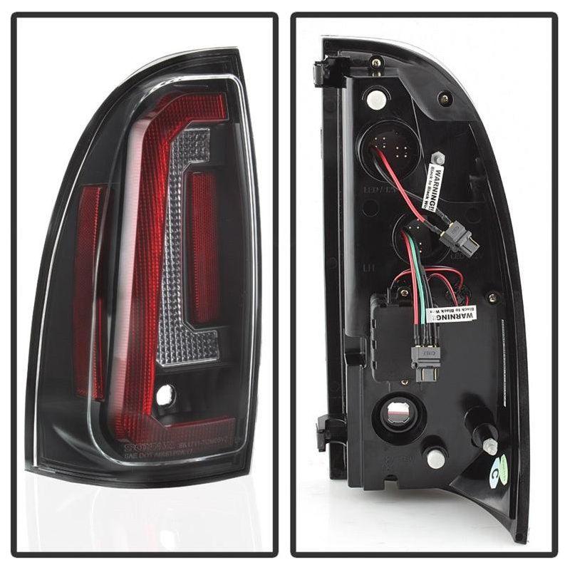 SPYDER 5085467 - SPY5085467 - Spyder 05-15 Toyota Tacoma LED Tail Lights (Not Compatible w/OEM LEDS) - Black ALT-YD-TT05V2-LB-BK - Shipped in Europe - Tuningsupply.com