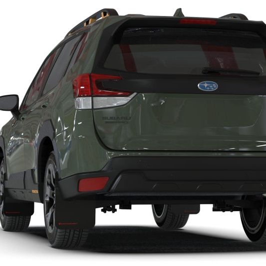 Rally Armor MF82-UR-BLK/RD - RALMF82-UR-BLK/RD - Rally Armor 22-24 Subaru Forester & Wilderness Black UR Mud Flap w/Red Logo - Shipped in Europe - Tuningsupply.com