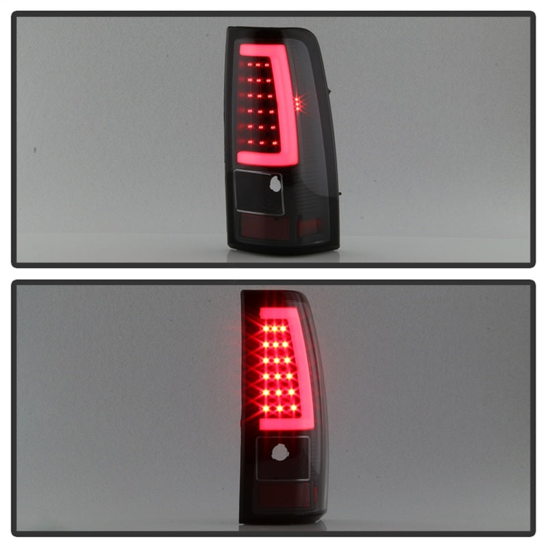 SPYDER 9038761 - SPY9038761 - xTune Chevy Silverado 1500/2500/3500 99-02 / Version 3 Tail Lights Black ALT-ON-CS99V3-LBLED-BK - Shipped in Europe - Tuningsupply.com