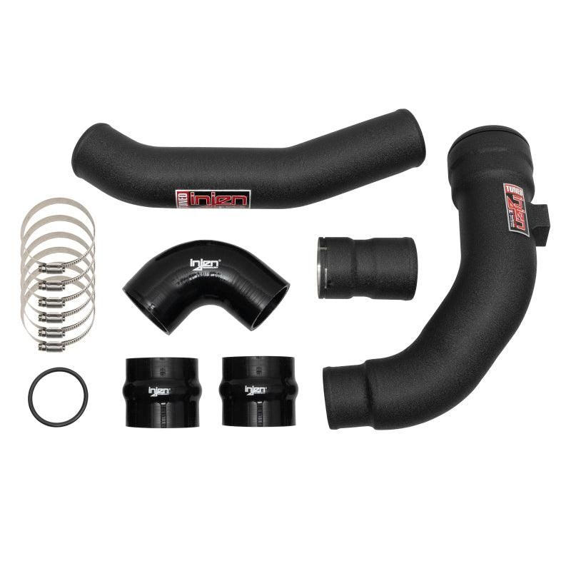 Injen SES9004ICPWB - INJSES9004ICPWB - Injen 17-22 Ford F250/F/350/F-450/F-550 V8-6.7L Turbo Diesel Wrinkle Black Intercooler Piping Kit - Shipped in Europe - Tuningsupply.com