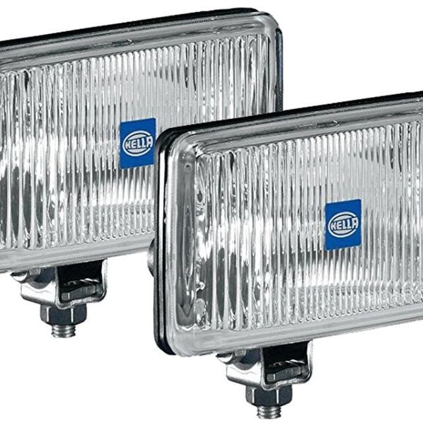 Hella LA005860601 - HELLA005860601 - Hella 450 H3 12V SAE/ECE Fog Lamp Kit Clear - Rectangle (Includes 2 Lamps) - Shipped in Europe - Tuningsupply.com