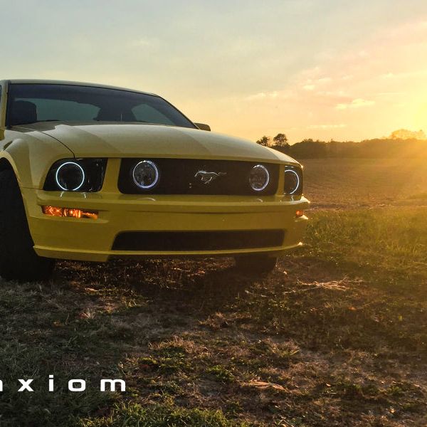 Raxiom 49134 - RAX49134 - Raxiom 05-12 Ford Mustang GT LED Halo Fog Lights (Smoked) - Shipped in Europe - Tuningsupply.com