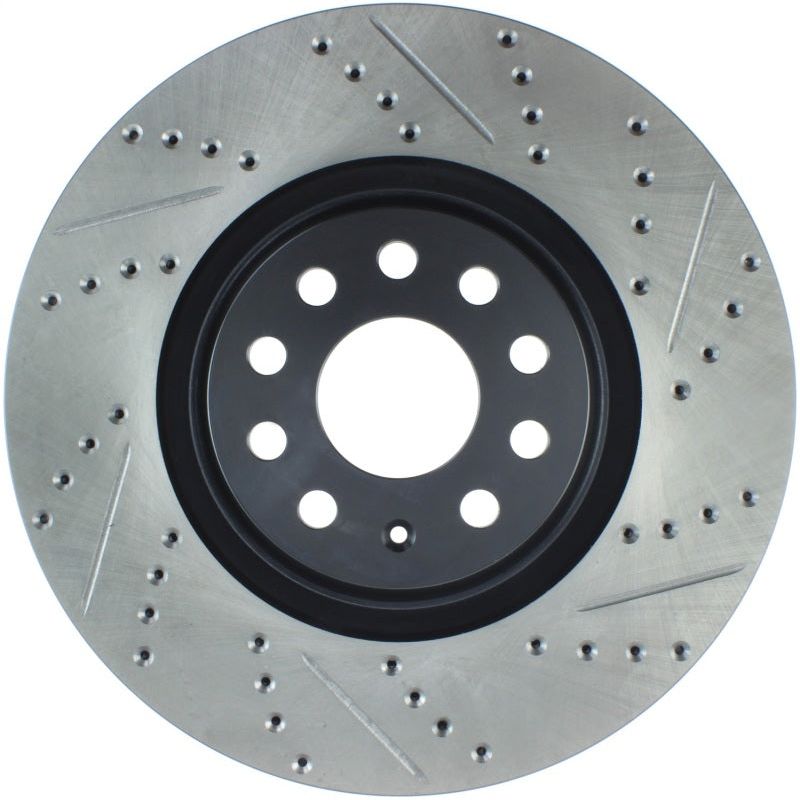 Stoptech 127.33144L - STO127.33144L - StopTech Slotted & Drilled Sport Brake Rotor - Shipped in Europe - Tuningsupply.com