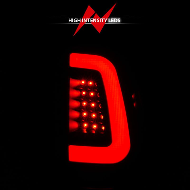 ANZO 311379 - ANZ311379 - ANZO 2008-2016 Ford F-250 LED Tail w/ Lights Bar Black Housing Smoke Lens - Shipped in Europe - Tuningsupply.com