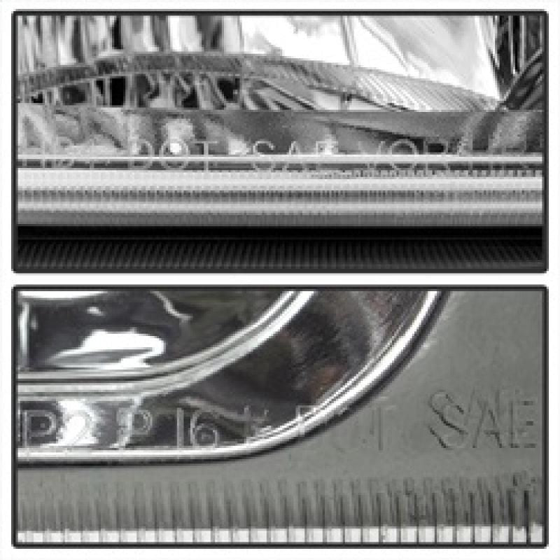 SPYDER 5064912 - SPY5064912 - xTune Chevy Silverado 2500HD 03-06 Crystal Headlights w/ Bumper Lights Chrome HD-JH-CSIL03-AM-C-SET - Shipped in Europe - Tuningsupply.com