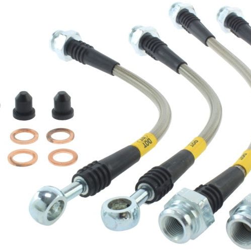 Stoptech 950.62504 - STO950.62504 - StopTech 04-06 Pontiac GTO Stainless Steel Rear Brake Lines - Shipped in Europe - Tuningsupply.com