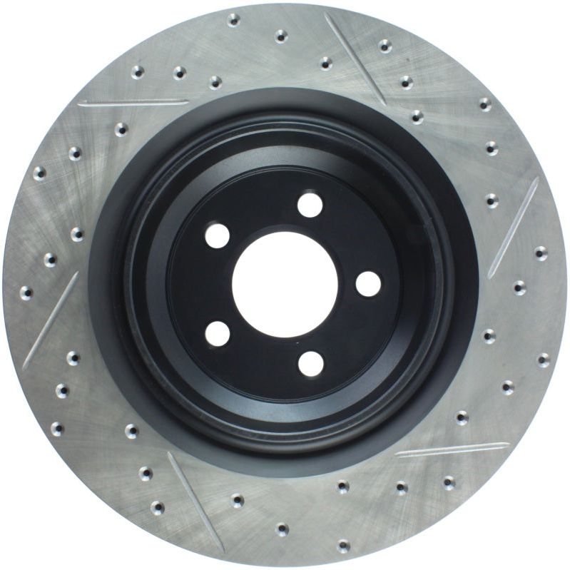 Stoptech 127.63064R - STO127.63064R - StopTech SportStop 06-09 Chrysler SRT-8 Rear Right Drilled & Slotted Rotor - Shipped in Europe - Tuningsupply.com