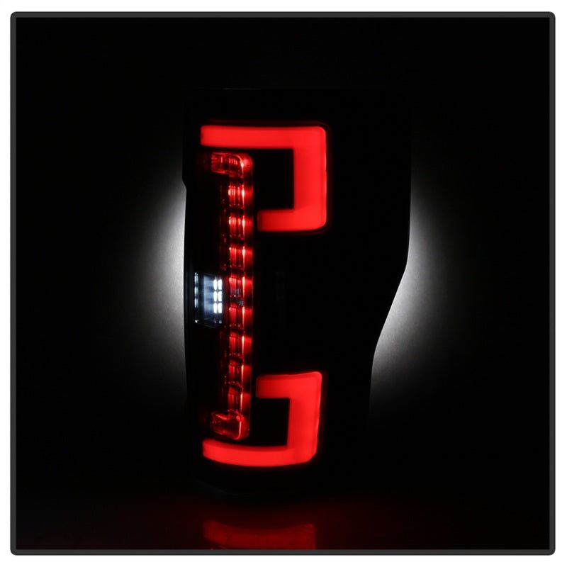 SPYDER 5085610 - SPY5085610 - Spyder 17-18 Ford F250 (w/Blind Spot Sens./LED Model Only) LED Tail Lights-Blk ALT-YD-FS17BS-LED-BK - Shipped in Europe - Tuningsupply.com