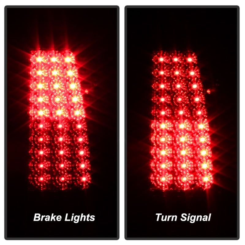 SPYDER 5008831 - SPY5008831 - xTune Chevy Silverado 1500/2500/3500 99-02 LED Tail Lights Red Clear ALT-ON-CS99-LED-RC - Shipped in Europe - Tuningsupply.com