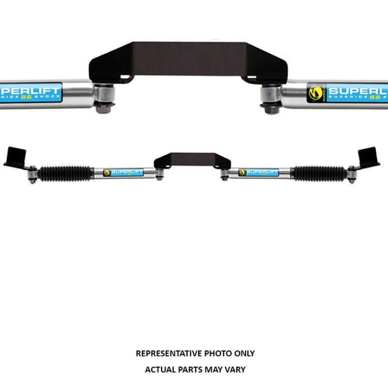 Superlift 92730 - SLF92730 - Superlift 05-19 Ford F-250 SD 4WD Dual Steering Stabilizer Kit - SL SS Bilstein (Gas) 3in Lift Req. - Shipped in Europe - Tuningsupply.com