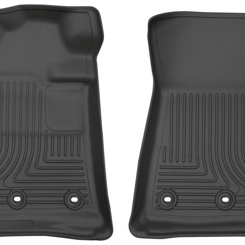 Husky Liners 13091 - HSL13091 - Husky Liners 13-16 Lexus LX570 / 13-16 Toyota Land Cruiser Weatherbeater Black Front Floor Liners - Shipped in Europe - Tuningsupply.com