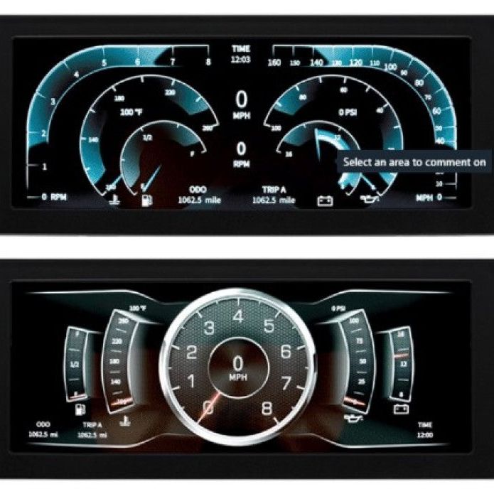 AutoMeter 7005 - ATM7005 - Autometer 82-87 Monte Carlo/El Camino/Malibu InVision Digital Instrument Display Color LCD - Shipped in Europe - Tuningsupply.com