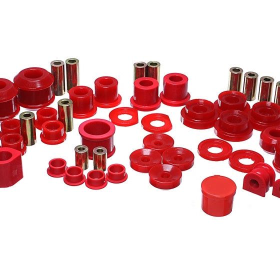 Energy Suspension 16.18114R - ENG16.18114R - Energy Suspension 06-11 Honda Civic Si Red Master Bushing Set - Shipped in Europe - Tuningsupply.com