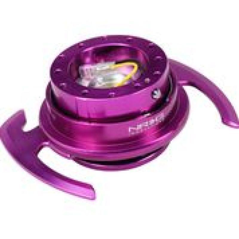 NRG SRK-700PP - NRGSRK-700PP - NRG Quick Release Kit Gen 4.0 - Purple Body / Purple Ring w/ Handles - Shipped in Europe - Tuningsupply.com