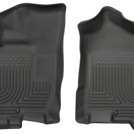 Husky Liners 13601 - HSL13601 - Husky Liners 2016 Nissan Titan XD Crew Cab WeatherBeater Front Row Black Floor Liners - Shipped in Europe - Tuningsupply.com