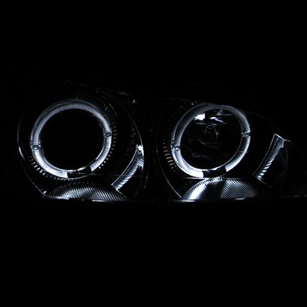 ANZO 121078 - ANZ121078 - ANZO 2000-2004 Infiniti I30 Projector Headlights w/ Halo Chrome - Shipped in Europe - Tuningsupply.com