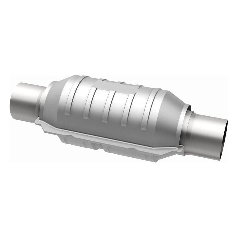 Magnaflow 99209HM - MAG99209HM - MagnaFlow Conv Univ 3in Inlet/Outlet Center/Center Round 9in Body L x 5.125in W x 13in Overall L - Shipped in Europe - Tuningsupply.com