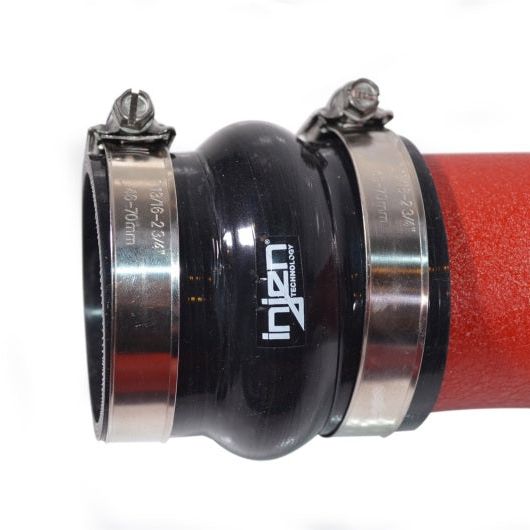 Injen SES1582ICPWR - INJSES1582ICPWR - Injen 17-19 Honda Civic Type-R Aluminum Intercooler Piping Kit - Wrinkle Red - Shipped in Europe - Tuningsupply.com