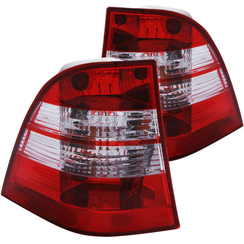 ANZO 221134 - ANZ221134 - ANZO 1998-2005 Mercedes Benz M Class W163 Taillights Chrome - Shipped in Europe - Tuningsupply.com