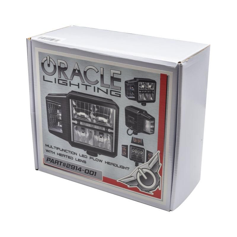ORACLE Lighting 2914-001 - ORL2914-001 - Oracle Lighting Multifunction LED Plow Headlight with Heated Lens 5700K - Shipped in Europe - Tuningsupply.com