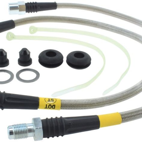 Stoptech 950.35001 - STO950.35001 - StopTech 04-08 Chrysler Crossfire / Mercedes Benz C/E/SLK Series Front SS Brake Line Kit - Shipped in Europe - Tuningsupply.com