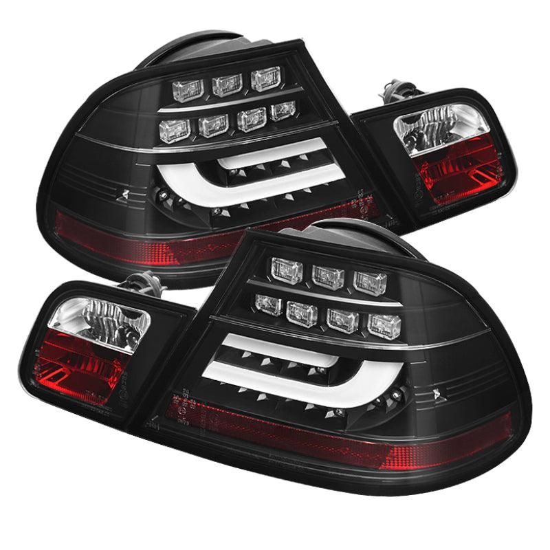 SPYDER 5076564 - SPY5076564 - Spyder 04-06 BMW E46 2Dr (Coupe ONLY No Conv.) Lgtbar Styl LED Tail Lghts Blk ALT-YD-BE4604-LBLED-BK - Shipped in Europe - Tuningsupply.com