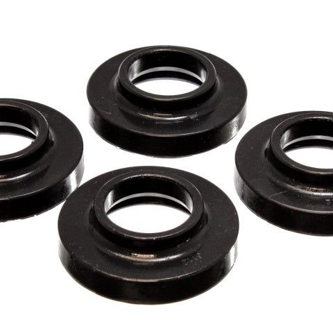 Energy Suspension 2.6103G - ENG2.6103G - Energy Suspension 97-06 Jeep Wrangler TJ / 84-01 Cherokee Black Fr/Rear Coil Lift Isolator Set of 4 - Shipped in Europe - Tuningsupply.com
