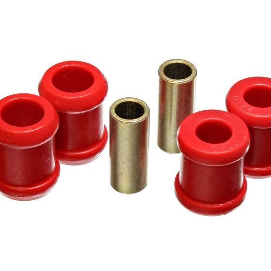 Energy Suspension 9.8138R - ENG9.8138R - Energy Suspension 88-98 GM Silverado 1/2 Ton C-10/C1500 P/U 2WD Red Rear Shock Bushing Set - Shipped in Europe - Tuningsupply.com